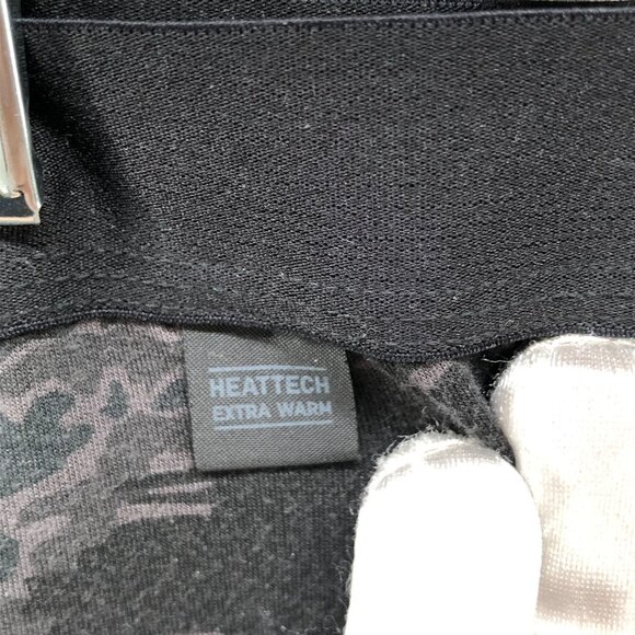 Uniqlo Heattech Extra Warm Legging Tight Mens XL Base Layer Gray Camo Print - Picture 5 of 9